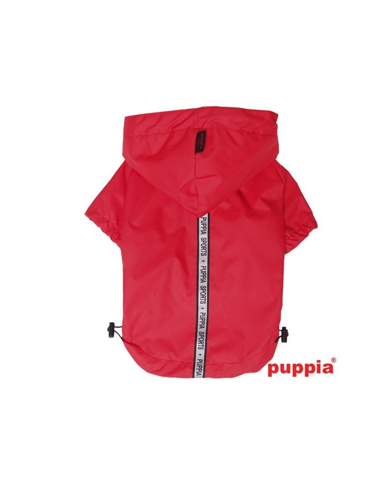 Kurtka przeciwdeszczowa Puppia Base Jumper Raincoat Czerwona