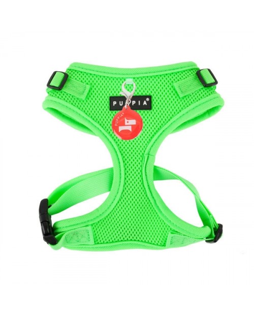 Szelki dla Psa Puppia Neon Soft Harness II Green