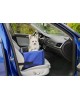 Fotelik samochodowy dla psa lub kota Mia LUX metallic niebieski