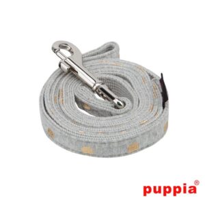 Smycz dla Psa Puppia Modern Dotty Lead Szara