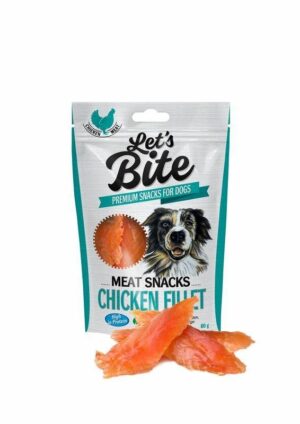 BRIT LETS BITE PIES 80g Filety z kurczaka