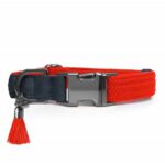 Obroża KAYA Orange - Adjustable Collar Milk&Pepper