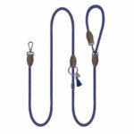 Smycz KAYA Blue/Titan - Multifunctional leash Milk&Pepper