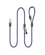 Smycz KAYA Blue/Titan - Multifunctional leash Milk&Pepper